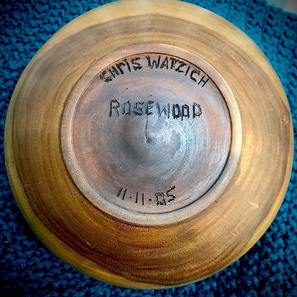 Handmade Cherry Wood Bowl - Picture 3 of 16